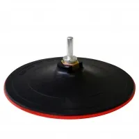 Тарелка опорная 180 мм для УШМ, с липучкой и цилиндрическим хвостовиком, "MAXIMUM" (2234)
