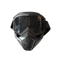 Маска-очки защитная, трансформер, черная-1